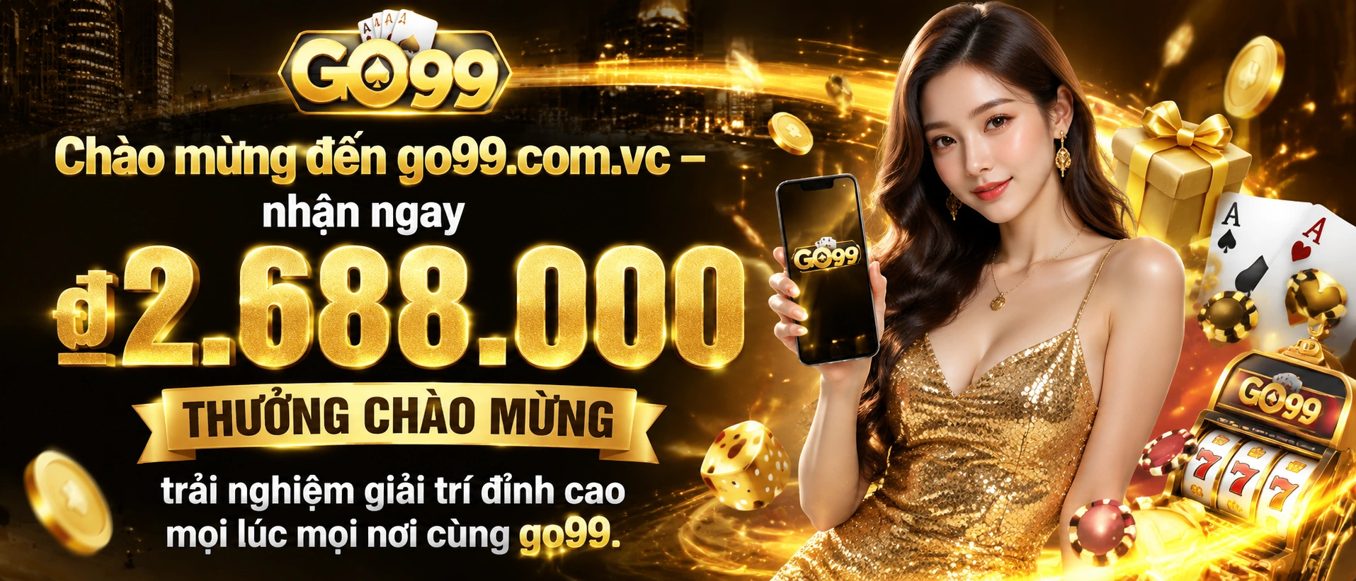 GO99 giao diện trang chủ giải trí trực tuyến