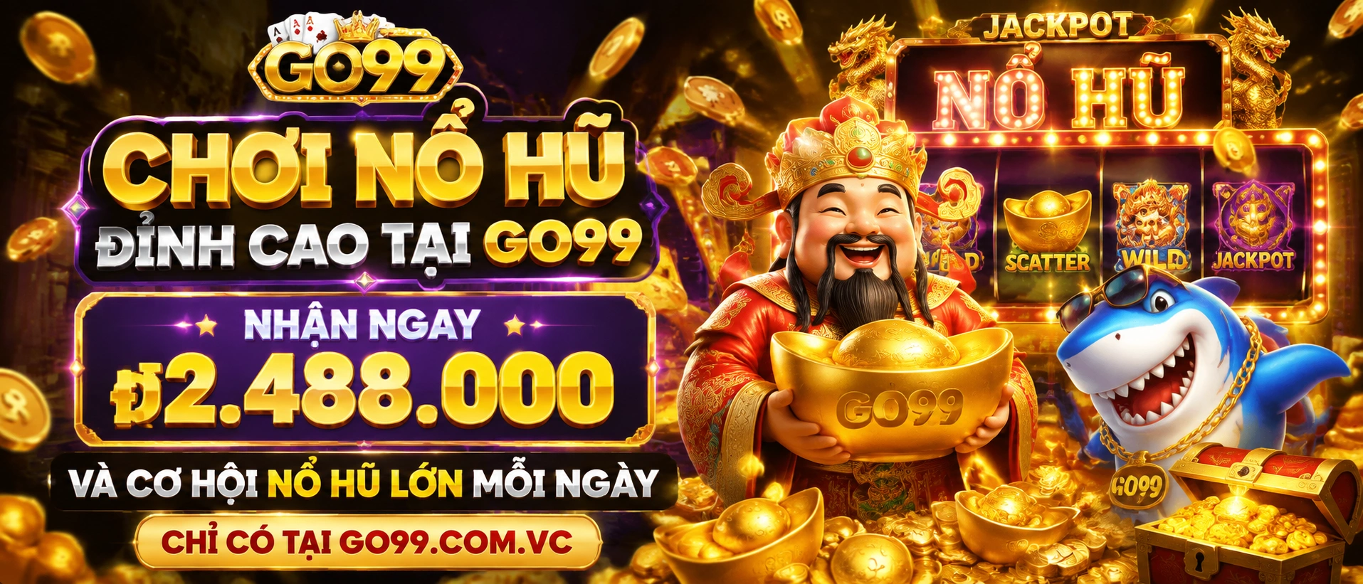 GO99 Nổ Hũ giao diện danh mục slot nổi bật