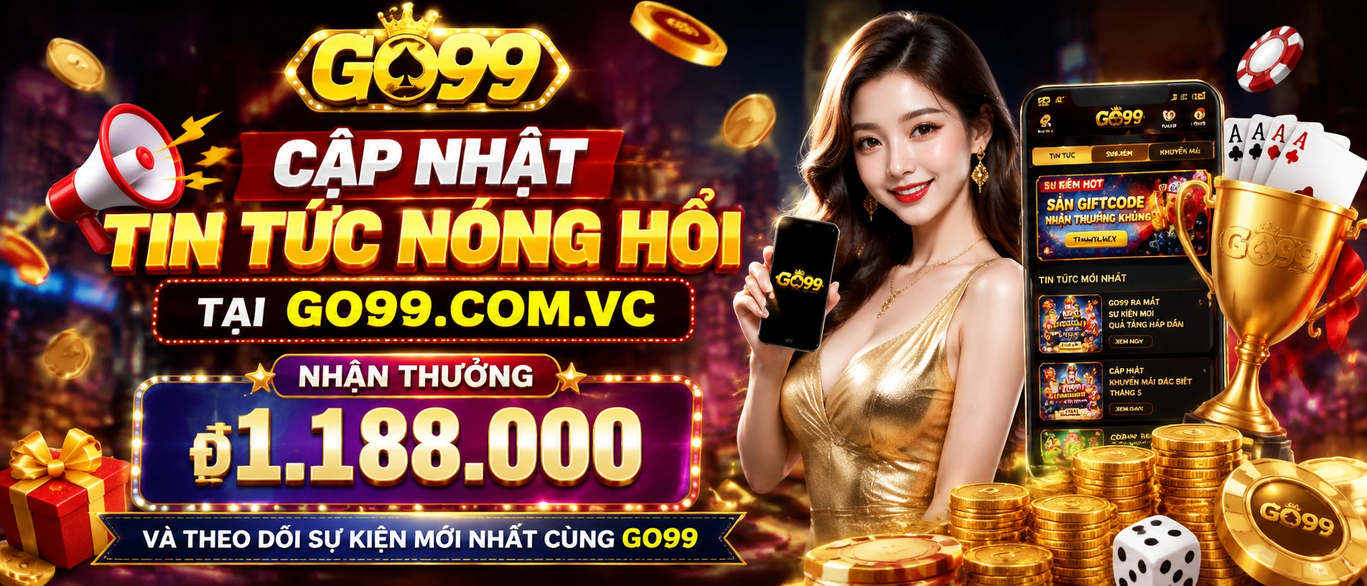 GO99 tin tức mới nhất với ưu đãi đăng ký và cập nhật trong ngày